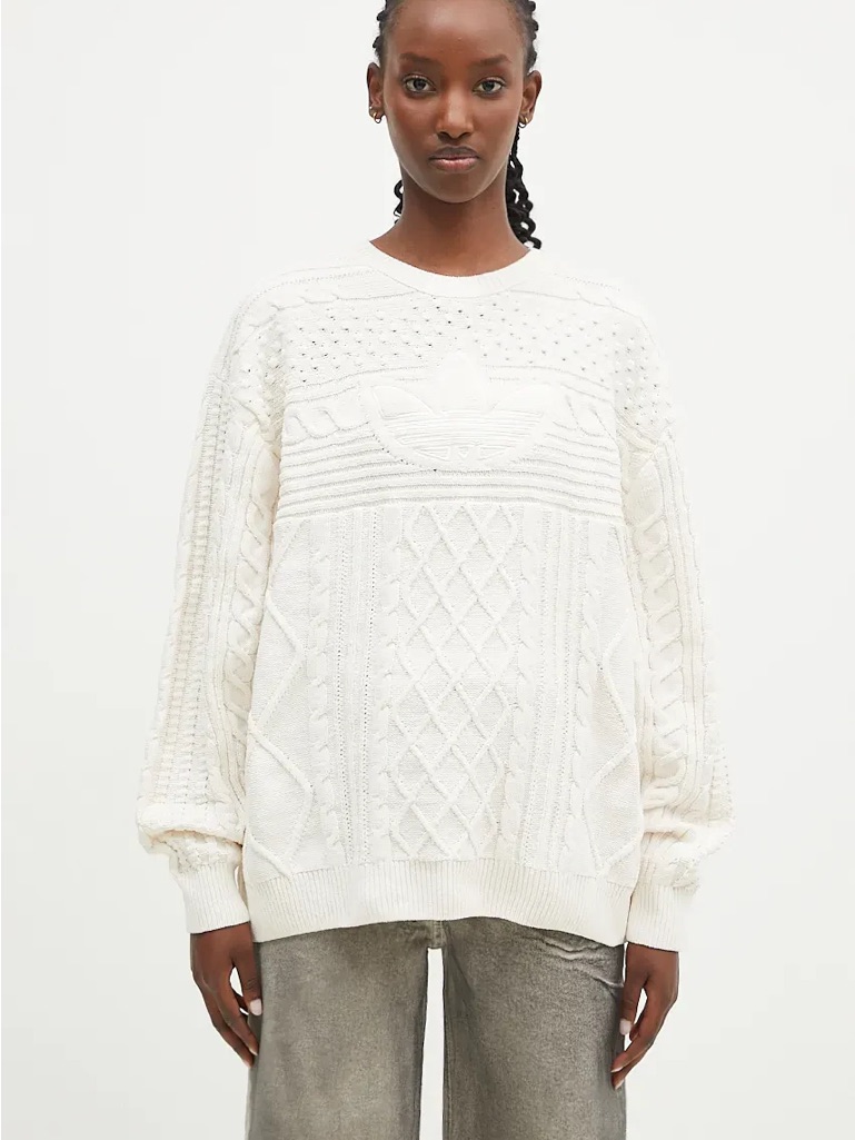 Adidas 70s Trefoil Sweater And Joggers Set